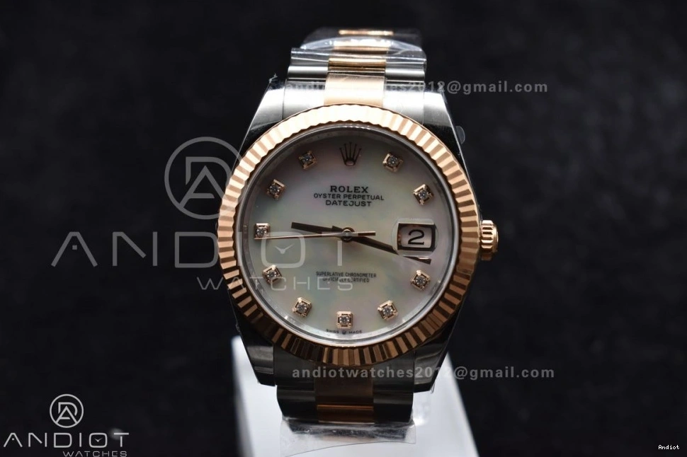 Edition Bracelet VR3235 126331 Diamonds Steel White DateJust 904L Best 41 on Jubilee MOP 1:1 Dial RG Clean 1121